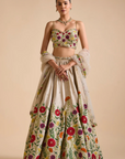 Ivory Full Bloom Lehenga Set