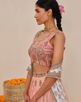 Pink Orchid Marodi Lehenga Set