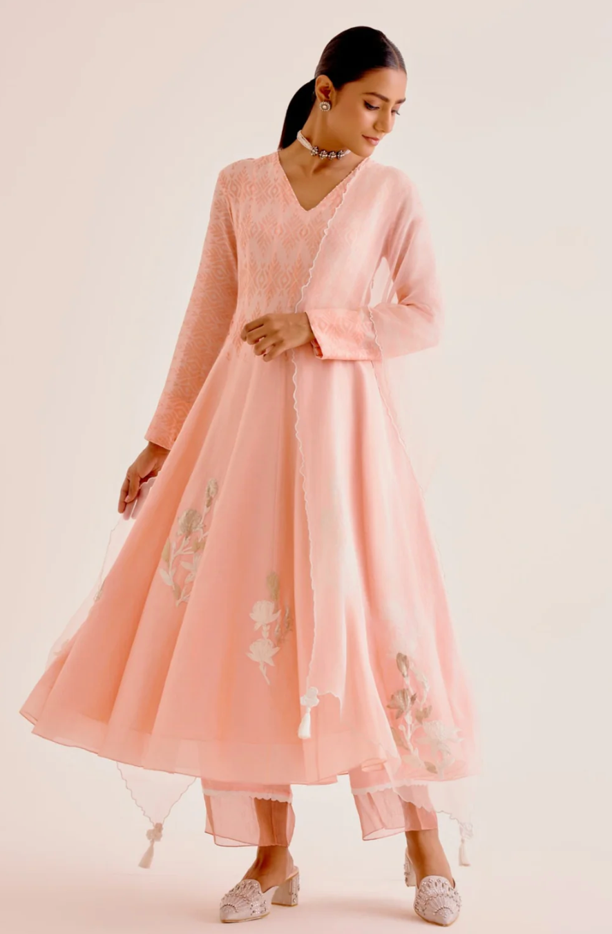 Blush fashion anarkali