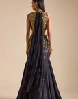 Black Mermaid Style Lehenga Set