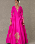 Rani Pink Shajara Gown - Ready to Ship