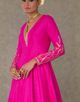 Rani Pink Shajara Gown - Ready to Ship