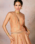 Salmon Trinkets Lehenga Set