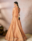 Salmon Trinkets Lehenga Set