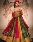 The Rainbow Barfi Lehenga