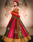 The Rainbow Barfi Lehenga