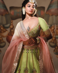 Pista Kulfi Lehenga