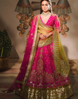 Rose Falooda Lehenga Set