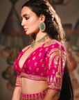 Rose Falooda Lehenga Set