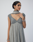 Crystal Grey Kurta Set