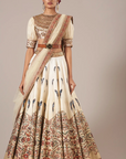 Ivory Printed Lehenga