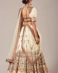 Ivory Printed Lehenga