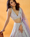 Mithila Palkar In Lavender Lehenga