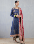 Navy Printed Salwar Set - Ready to Ship