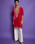 Gulabi Gulaal Kurta Set