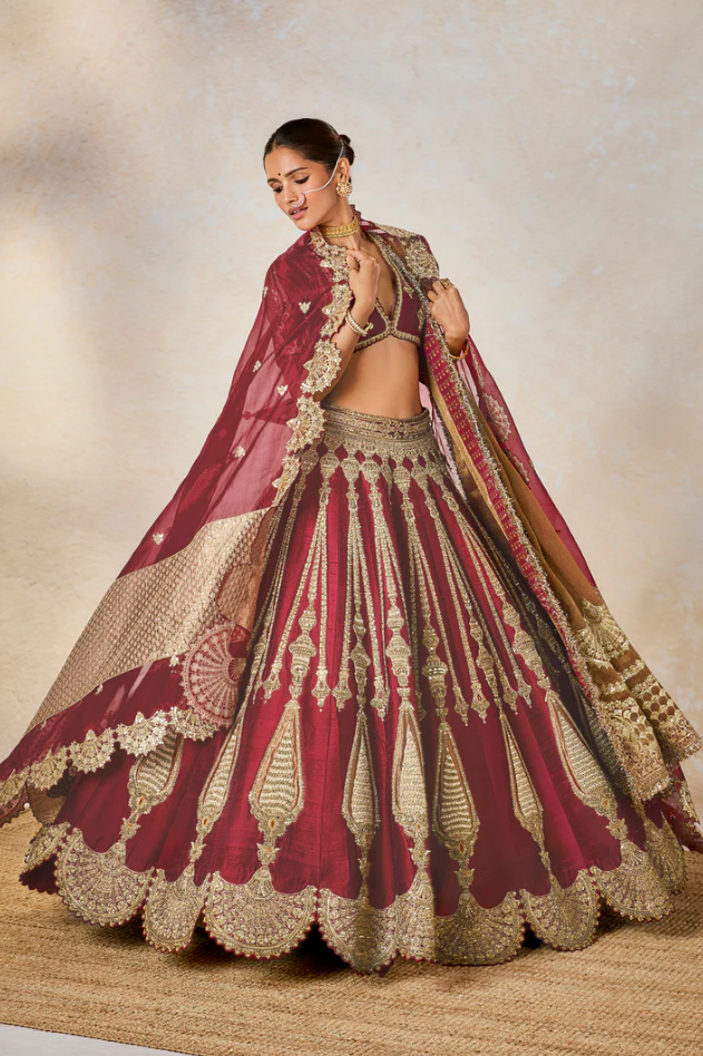 The Gajar Halwa Lehenga