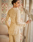 Nude Paisley Sharara Set Back