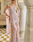 Mauve Sequin Sharara Set Full