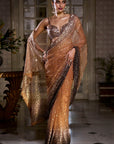 Caramel Sequin Saree