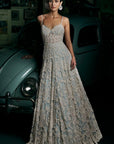 Powder Blue Pearl Gown