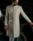 Ivory Pearl Sherwani Set