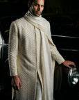 Ivory Pearl Sherwani Set