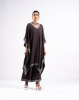 Charcoal Grey Kaftan Set