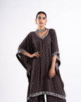 Charcoal Grey Kaftan Set