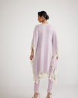 Powder Lilac Chandelier Pearl Drop Kaftan Set