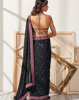 Black Secret Garden Saree