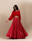 Surkh Laal Kumari Lehenga Set - Ready to Ship