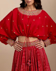 Surkh Laal Kumari Lehenga Set - Ready to Ship