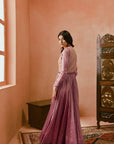 Lilac Koti Anarkali Set