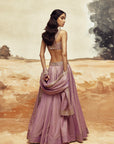 Lilac Johari Lehenga Set