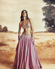 Lilac Johari Lehenga Set