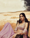 Lilac Johari Lehenga Set