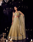 Lime Sequin Lehenga Set