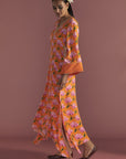 Orange Mist Kaftan