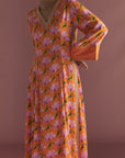 Orange Mist Kaftan