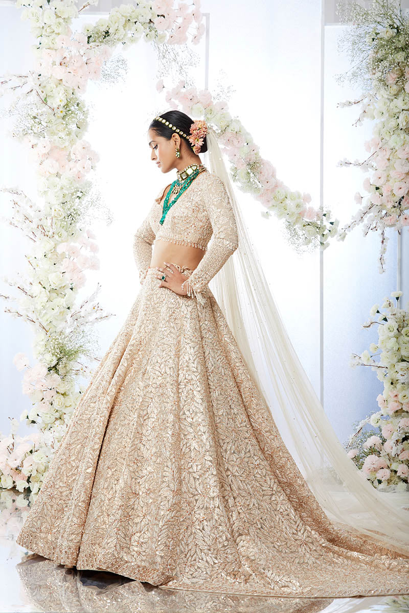 Bridesmaid Indian Wedding Lehenga Set In Net SIYAINS098 – ShreeFashionWear